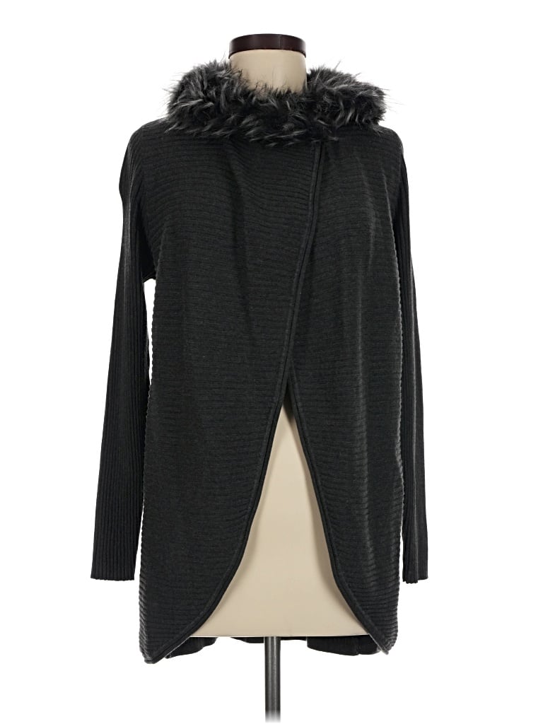 Pre-owned Alfani Cardigan Sweater In Black
