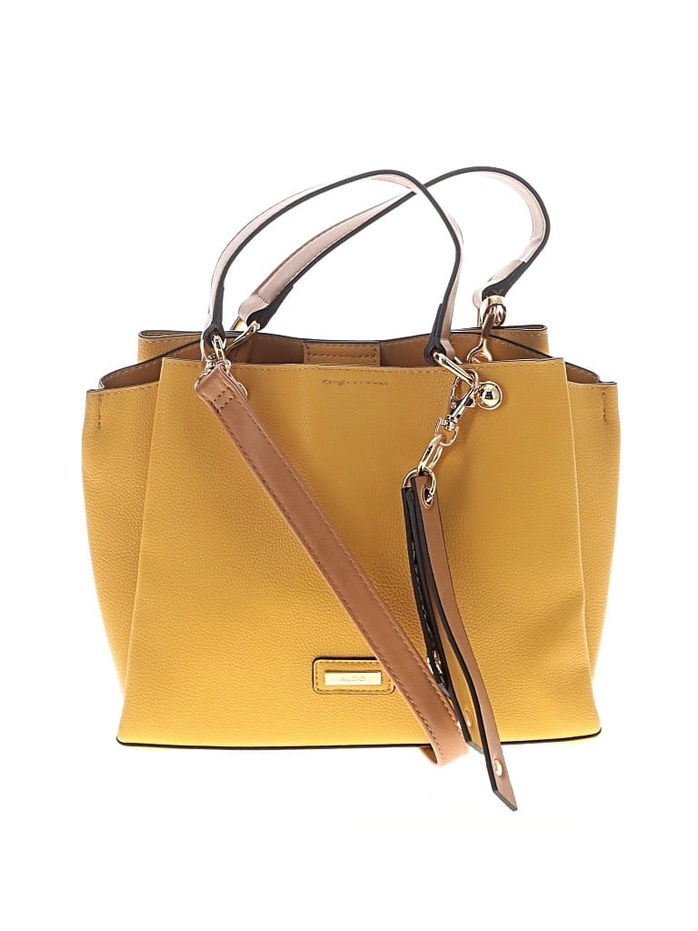Pre-owned Aldo Satchel In Yellow