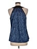 MICHAEL Michael Kors 100% Polyester Blue Sleeveless Blouse Size 6 - photo 2