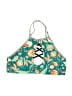 Cupshe Print Teal Swimsuit Top Size M - photo 1