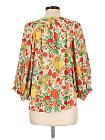 Rose + Olive 3/4 Sleeve Blouse (view 2)