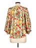 Rose + Olive Orange 3/4 Sleeve Blouse Size L - photo 2