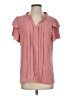 Unbranded Pink Short Sleeve Blouse Size S - photo 1