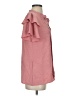 Unbranded Pink Short Sleeve Blouse Size S - photo 4