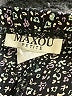 Maxou 100% Rayon Tweed Black Casual Pants Size S - photo 7