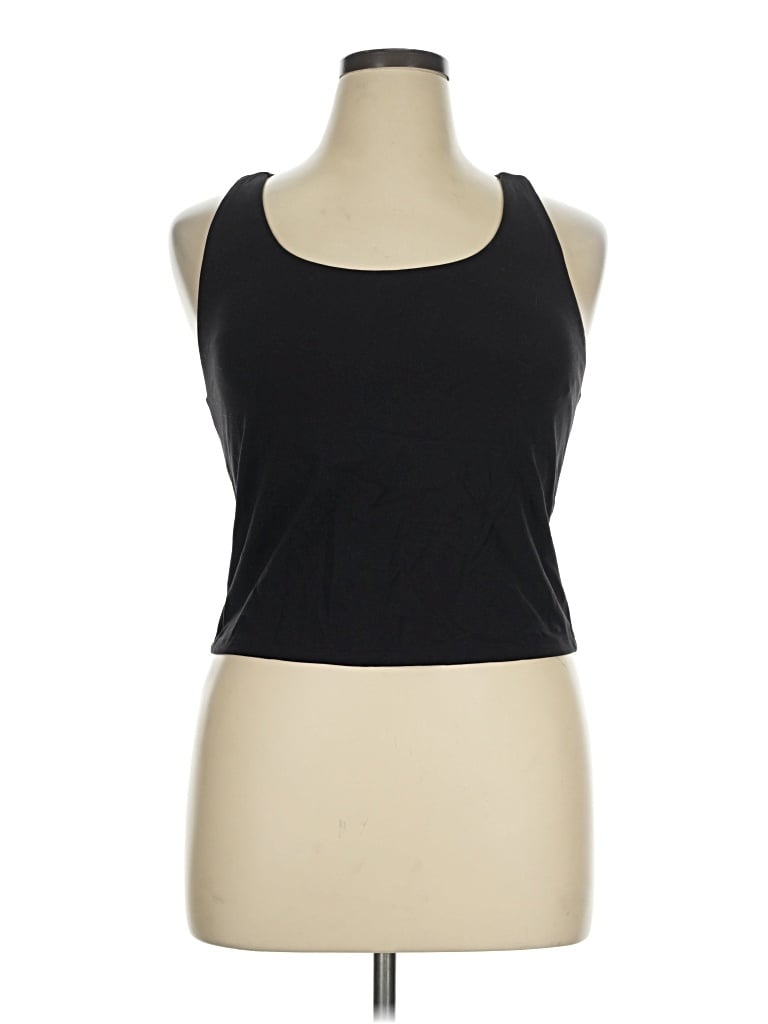 Pre-owned Flx Tank Top Black Halter Neckline Tops