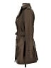 Calvin Klein 100% Polyester Brown Trenchcoat Size S (estimated) - photo 5