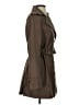 Calvin Klein 100% Polyester Brown Trenchcoat Size S (estimated) - photo 4