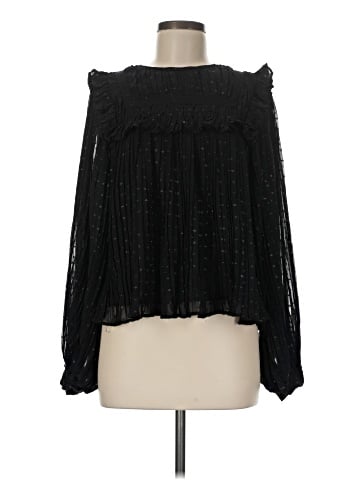 Topshop Long Sleeve Blouse (view 1)