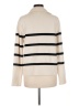 MNG Stripes Ivory Pullover Sweater Size M - photo 2
