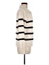 MNG Stripes Ivory Pullover Sweater Size M - photo 4