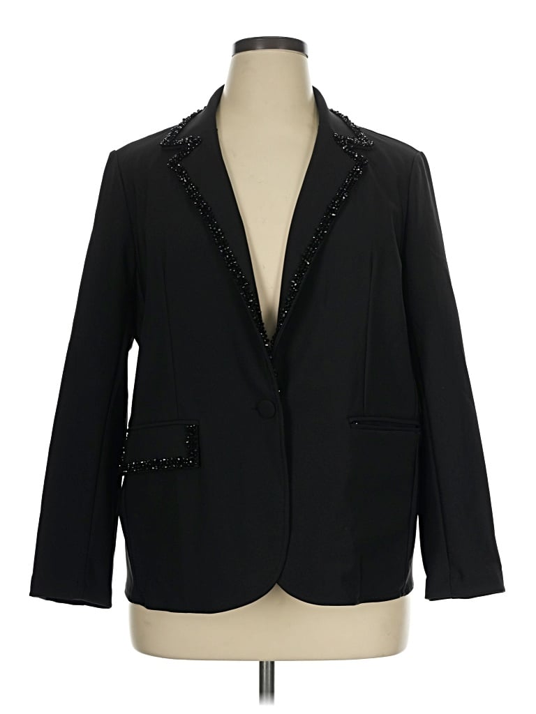Pre-owned Joh Blazer Jacket In Black