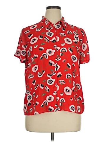 J.Crew Factory Store Short Sleeve Blouse (view 1)