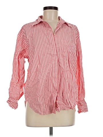 Ann Taylor Long Sleeve Button-Down Shirt (view 1)