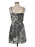 Aqua 100% Polyester Paisley Gray Casual Dress Size M - photo 2