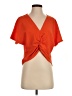Zara Orange Short Sleeve Top Size S - photo 1