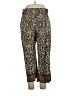 Robert Louis Animal Print Gold Casual Pants Size XL - photo 1