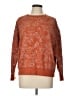 Eddie Bauer Paisley Orange Pullover Sweater Size L - photo 1