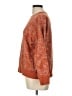 Eddie Bauer Paisley Orange Pullover Sweater Size L - photo 5