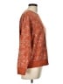 Eddie Bauer Paisley Orange Pullover Sweater Size L - photo 4
