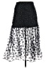 Zara Polka Dots Silver Casual Skirt Size M - photo 1