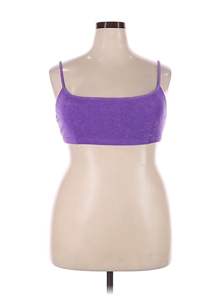 Pre-owned Danielle Bernstein Sports Bra In Purple