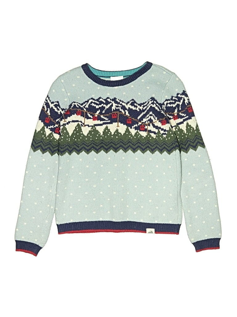 Pre-owned Hanna Andersson Kids' Pullover Sweater In Blue
