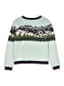 Hanna Andersson Print Blue Pullover Sweater Size 140 cm / US 10 - photo 2