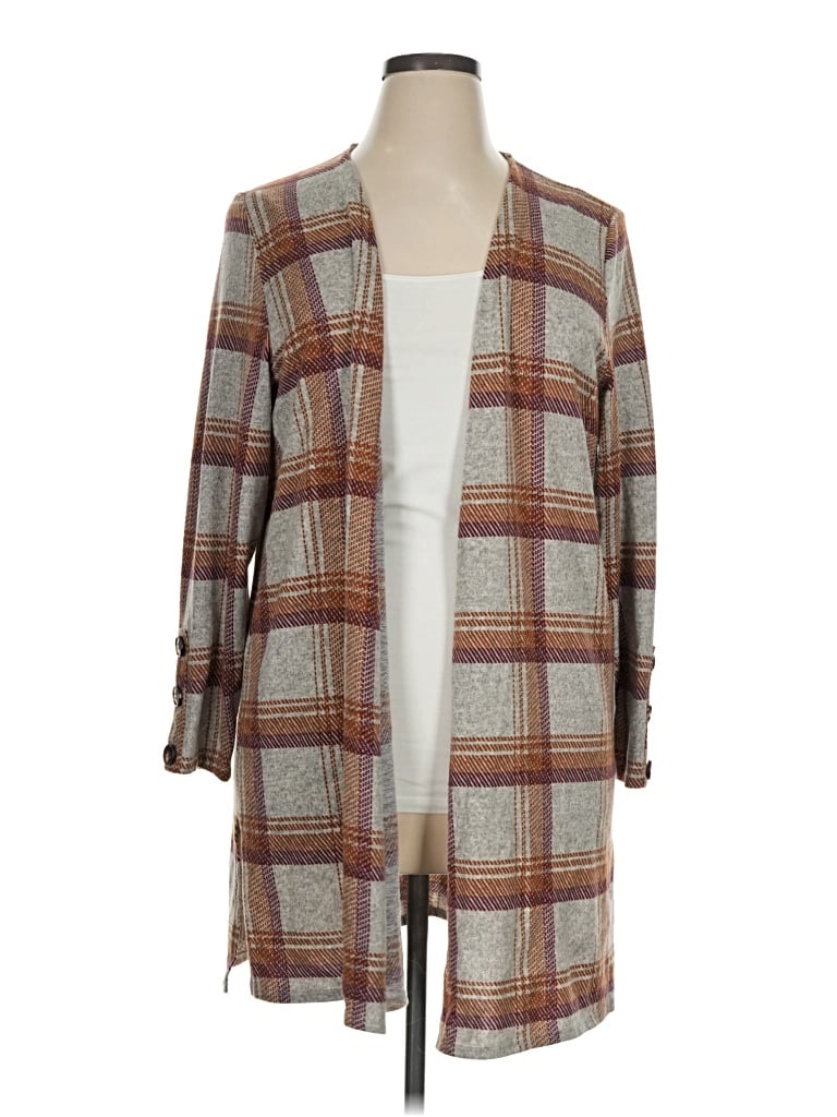 Pre-owned I.n. Studio Cardigan Sweater In Brown