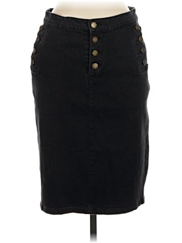 Avec Les Filles Denim Skirt (view 1)