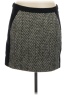 J.Crew 100% Wool Chevron-herringbone Black Wool Skirt Size 6 - photo 1
