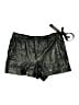 Helmut Lang 100% Leather Black Shorts Size 10 - photo 1