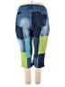 Ashley Stewart Color Block Blue Jeans Size 24 - photo 2