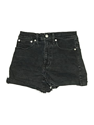Madewell High-Rise Denim Shorts in Lunar Wash (view 1)