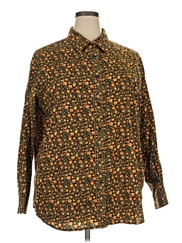 St. John's Bay Long Sleeve Button-Down Shirt (view 1)