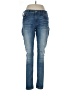 Express Jeans Solid Blue Jeans Size 12 - photo 1