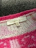 LoveShackFancy Hearts Pink Wool Cardigan Size M - photo 7