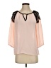 A. Byer 100% Polyester Pink 3/4 Sleeve Blouse Size S - photo 1