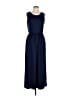 Unbranded Solid Blue Casual Dress Size L - photo 1