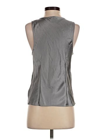 Madewell Satin Cutaway Vest Top (view 2)