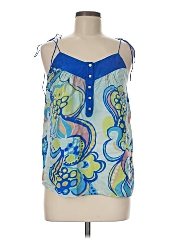 Tibi Sleeveless Silk Top (view 1)