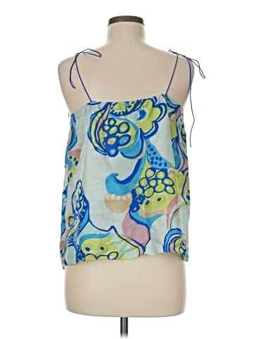 Tibi Sleeveless Silk Top (view 2)