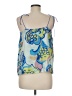 Tibi 100% Silk Blue Sleeveless Silk Top Size 6 - photo 2