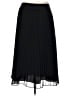 DKNY 100% Polyester Solid Black Formal Skirt Size L - photo 1