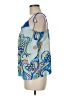 Tibi 100% Silk Blue Sleeveless Silk Top Size 6 - photo 5