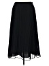 DKNY 100% Polyester Solid Black Formal Skirt Size L - photo 2