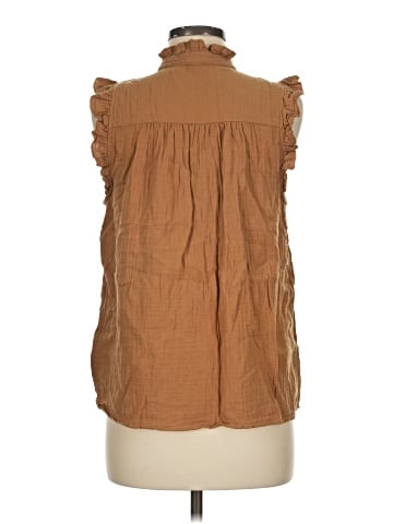J.Crew Factory Store Sleeveless Button-Down Shirt (view 2)