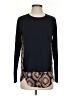 Ann Taylor LOFT 100% Cotton Paisley Blue Pullover Sweater Size S - photo 1