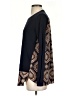 Ann Taylor LOFT 100% Cotton Paisley Blue Pullover Sweater Size S - photo 5