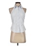 Gianni Bini Stripes Blue Sleeveless Blouse Size 4 - photo 1